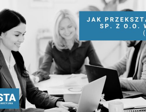 Przekształcenie spółki z o.o. w Prostą Spółkę Akcyjną (2025)