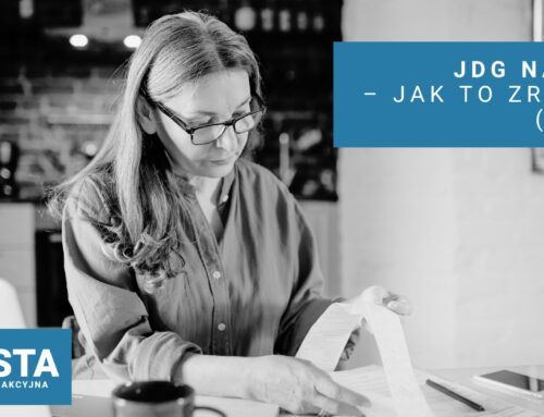 Przekształcenie JDG w Prostą Spółkę Akcyjną (2025)