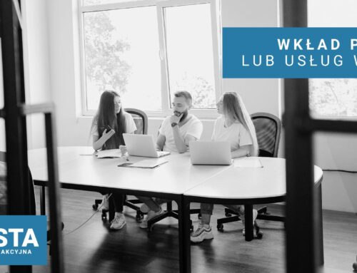 Wniesienie pracy lub usług do Prostej Spółki Akcyjnej