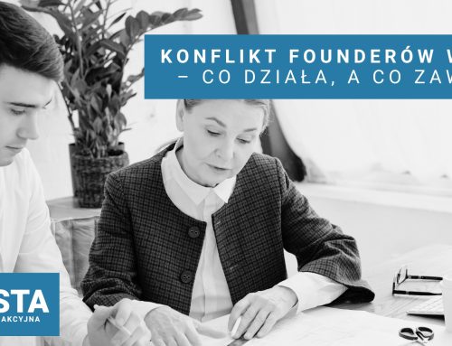Konflikt founderów w prostej spółce akcyjnej – co działa w praktyce, a co zawodzi przy pierwszym sporze