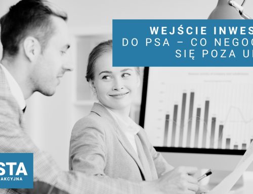 Wejście inwestora do prostej spółki akcyjnej – co naprawdę negocjuje się poza umową inwestycyjną