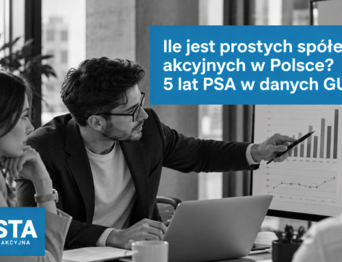 Ile jest prostych spółek akcyjnych w Polsce? 5 lat PSA w danych GUS